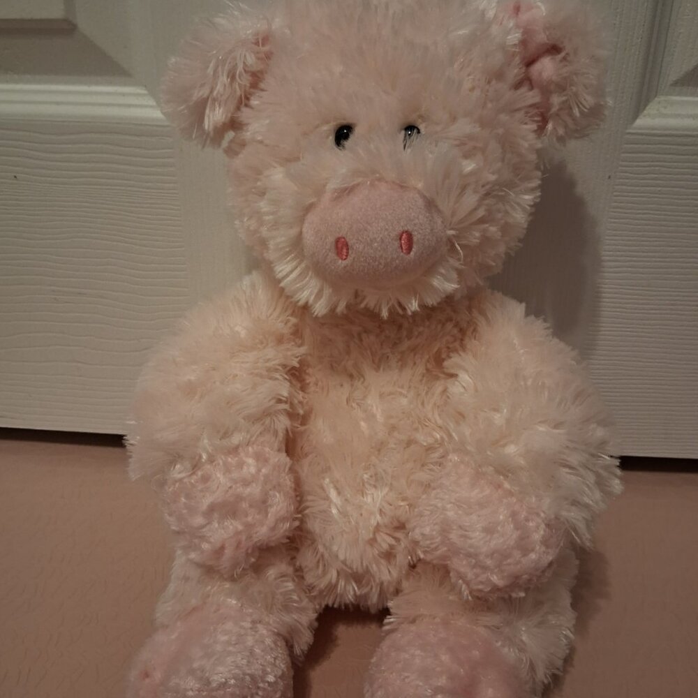 12" Aurora Tubbie Wubbie Pink Pig Plush
